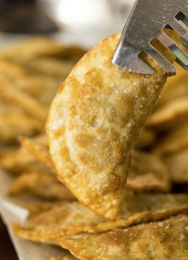 Pastel frito dourado